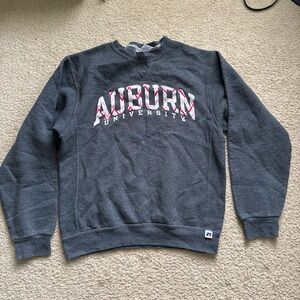Grey Russell Athletic Auburn University crewneck sweatshirt